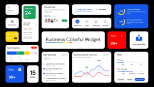 Videohive Business Infographic Widget Infographics template preview
