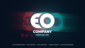 Videohive Glitch Logo Reveal 50460543 Logo Stings template preview