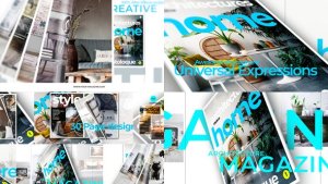 Magazine Promo Video Displays template preview