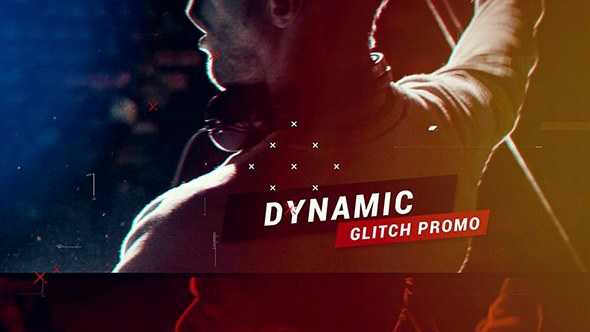 Videohive Dynamic Glitch Promo 21051264 Openers template preview