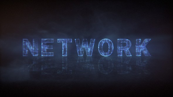 Network Type - Animated Typeface Video Displays template preview
