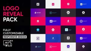Videohive Minimal Logo Reval Pack | After Effects Logo Stings template preview