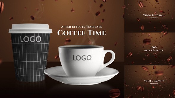 Videohive Cap of Coffee Product Promo template preview
