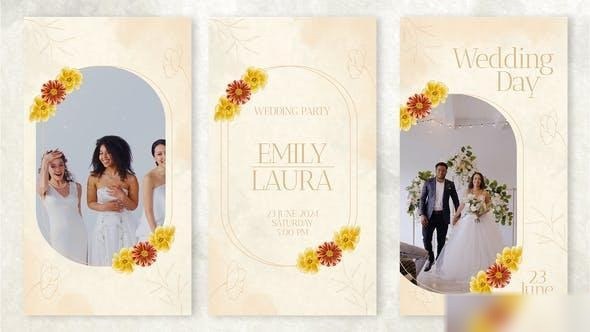 Videohive Wedding Stories Instagram 51709248 Openers template preview