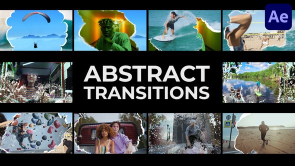 Videohive Abstract Transitions for After Effects Elements template preview