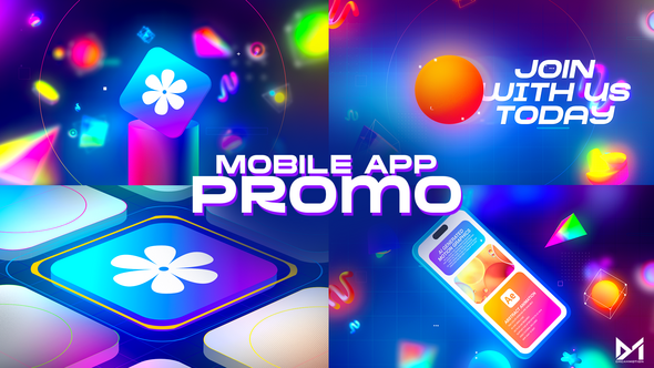 Videohive Mobile App Promo - Retro Style Product Promo template preview