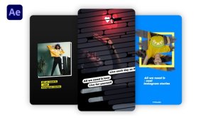Videohive Instagram Stories 36663900 Titles template preview