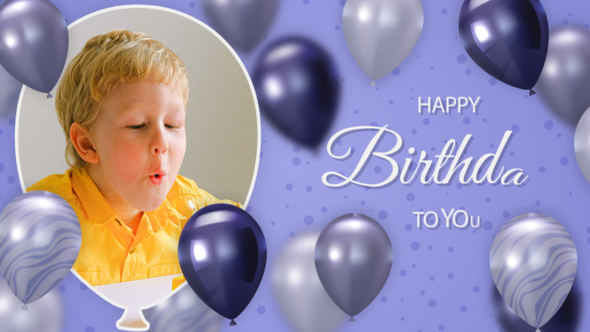 Videohive Kids Happy Birthday 40019106 Video Displays template preview