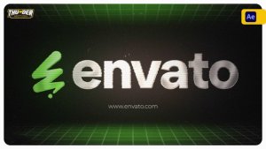 Videohive Retro Grid Logo Reveal Logo Stings template preview