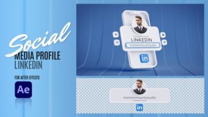 Videohive Social Media Profile - Linkedin Elements template preview