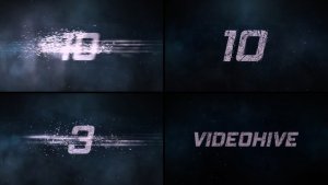Videohive White Countdown Elements template preview