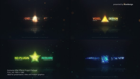Videohive ELECTRO Logo Reveal Logo Stings template preview