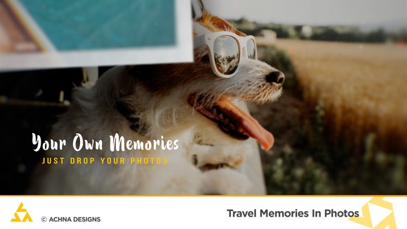 Videohive Travel Memories In Photos Video Displays template preview