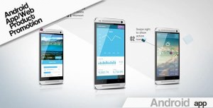 Android  App/Web  Product  Promotion Video Displays template preview