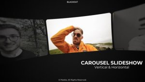 Videohive Carousel Blackout Slideshow Video Displays template preview