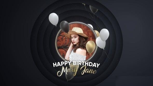 Videohive Instagram Birthday Wishes Openers template preview