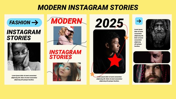 Videohive Modern Instagram Stories | AE Titles template preview