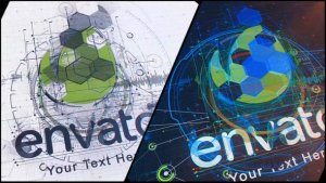 Videohive High Tech Logo V07 Logo Stings template preview