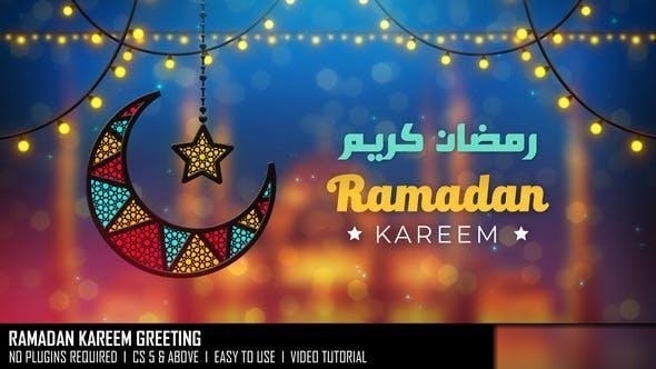 Videohive Ramadan Kareem Greeting Ramadan template preview