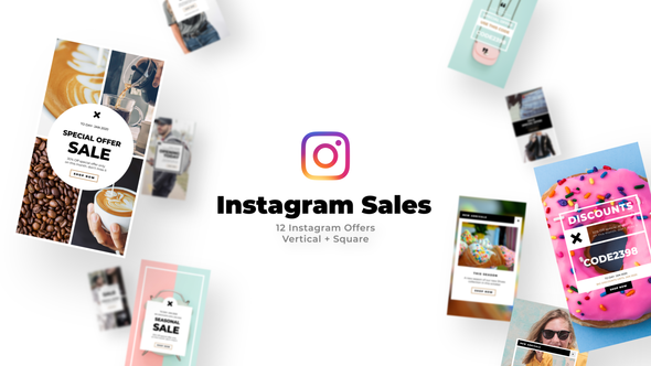 Instagram Stories Video Displays template preview
