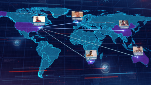 World Map Video Displays template preview