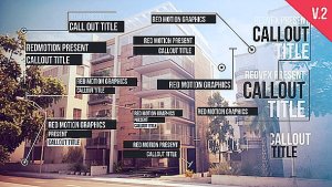 Call-Out Titles Video Displays template preview