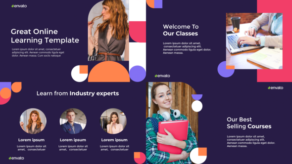 Videohive Online School Promo Presentation Product Promo template preview