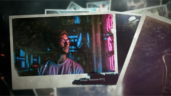 Videohive Vintage Gallery Video Displays template preview