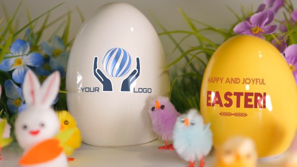 Easter Greetings - Digital Signage Easter template preview