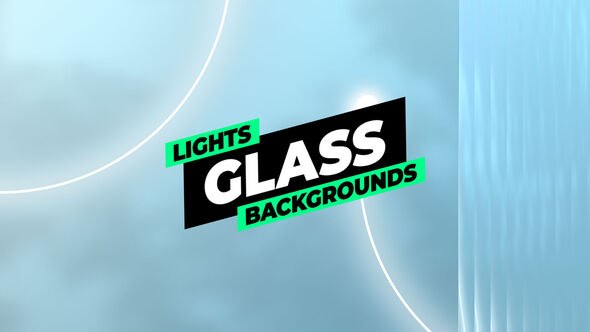 Videohive Lights Glass Backgrounds Elements template preview