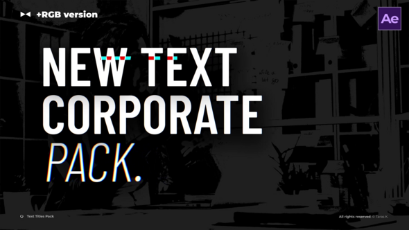 Videohive Text Titles Pack  AE Titles template preview