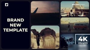 Videohive Split Screen Gallery Slideshow Opener Openers template preview