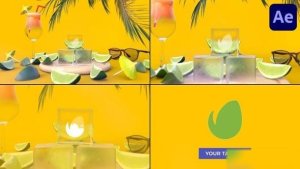 Videohive Logo Summer for After Effects Logo Stings template preview