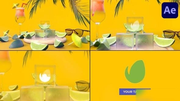 Videohive Logo Summer for After Effects Logo Stings template preview