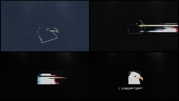Videohive Glitch Logo 2 Logo Stings template preview