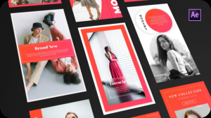 Instagram Stories Video Displays template preview