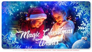 Videohive Magic Christmas Wishes 49483668 Titles template preview