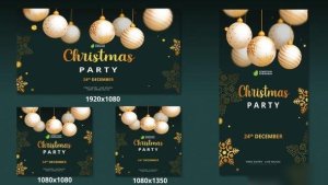 Videohive Merry Christmas || Social Media Openers template preview