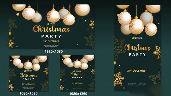 Videohive Merry Christmas || Social Media Openers template preview