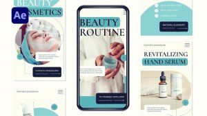 Videohive Vertical Beauty Promo Reels Product Promo template preview