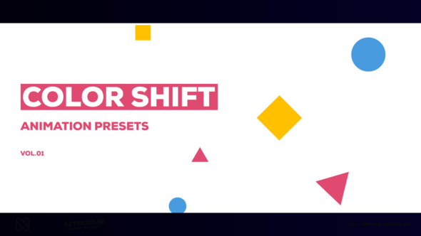 Videohive Color Shift Motion Presets Vol. 01 Elements template preview