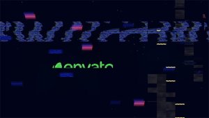 Glitch Logo Video Displays template preview