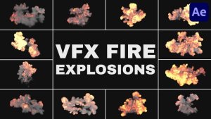 Videohive VFX Fire Explosions for After Effects 54333086 Elements template preview