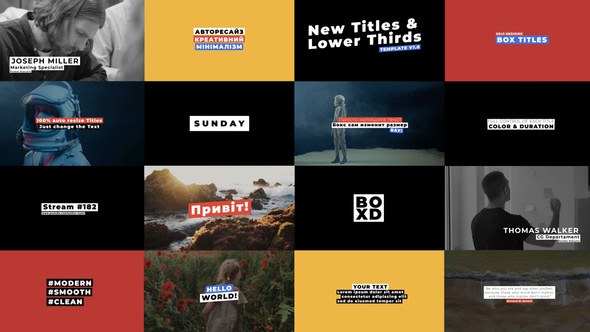 Videohive Titles Auto - Resize | After Effects Titles template preview