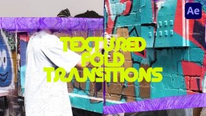 Videohive Textured Fold Transitions Elements template preview