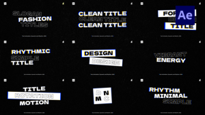Videohive Text Animation /Ae 55611371 Titles template preview