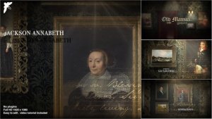 Videohive Old Mansion Gallery Video Displays template preview