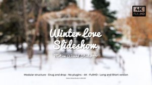 Videohive Winter Love Slideshow Video Displays template preview