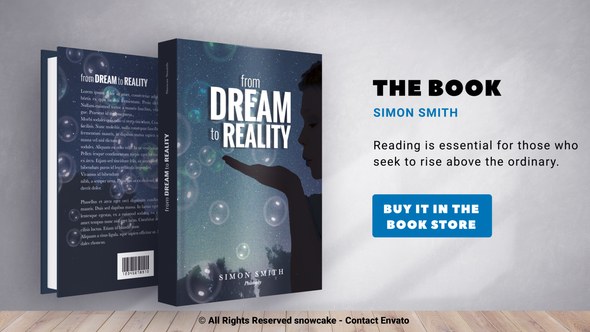 The Book Promotion Video Displays template preview
