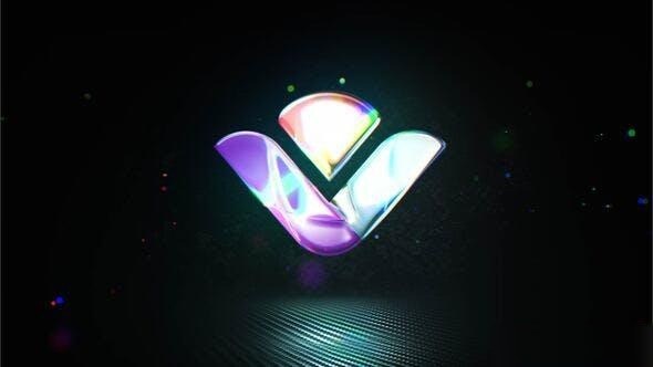 Videohive Glossy Particle Logo 48700395 Logo Stings template preview